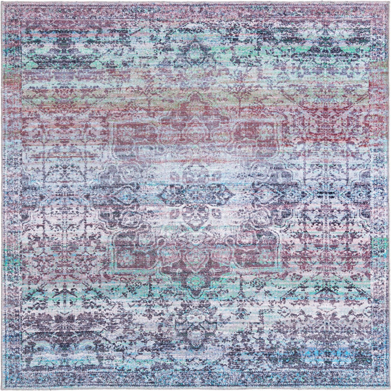 Ashington Oriental Indoor Rug, Square 7'3" x 7'3"