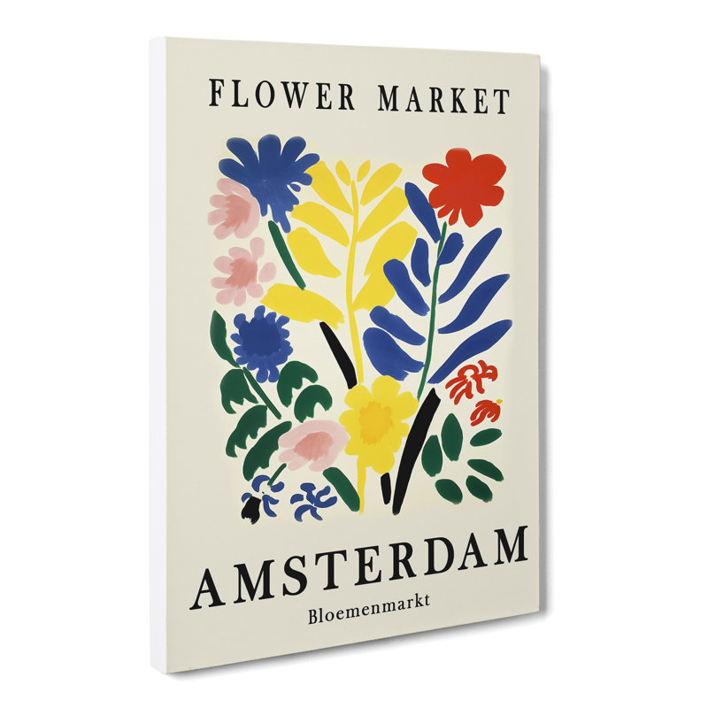 Amsterdam Flower Market Exhibition No.3 - Wrapped Canvas, 76cm H x 50cm W x 3cm D