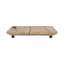 Sagebrook Home 18" Gorda Crackle Travertine Tray