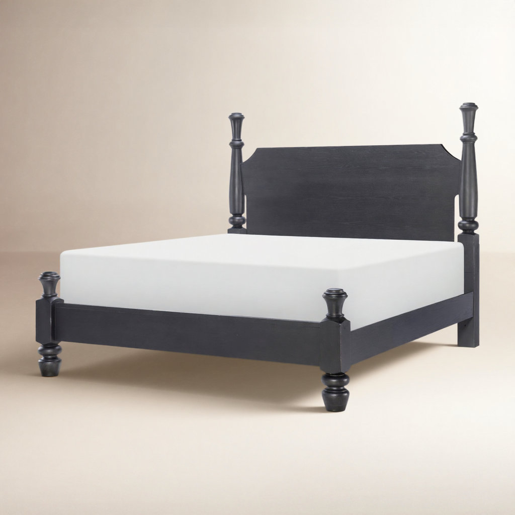 Country Living Poster Oak Bed, Queen