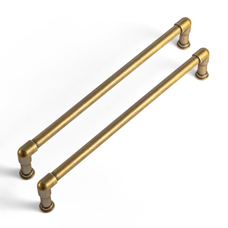 Ensemble de poignées en métal, Champagne champagne, 7.56"