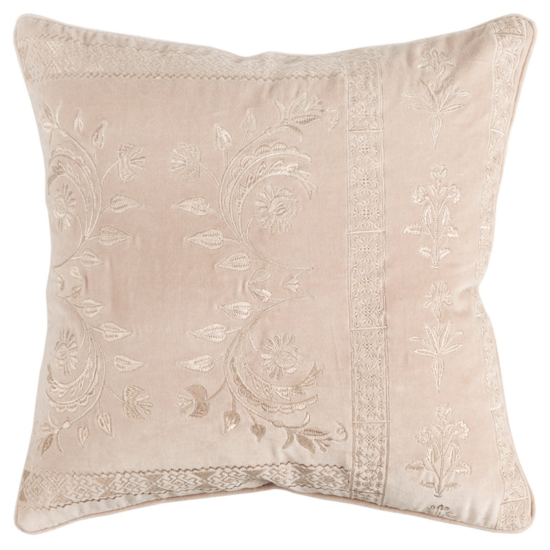 Coussin réversible texturé Blush
