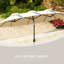 Large Patio Umbrella For 6-8 Person Rectangular/Oval Table, 12 Ribs Rustproof Steel Frame, Uv Protected Waterproof, Easy Crank Lift-942247952-942247956