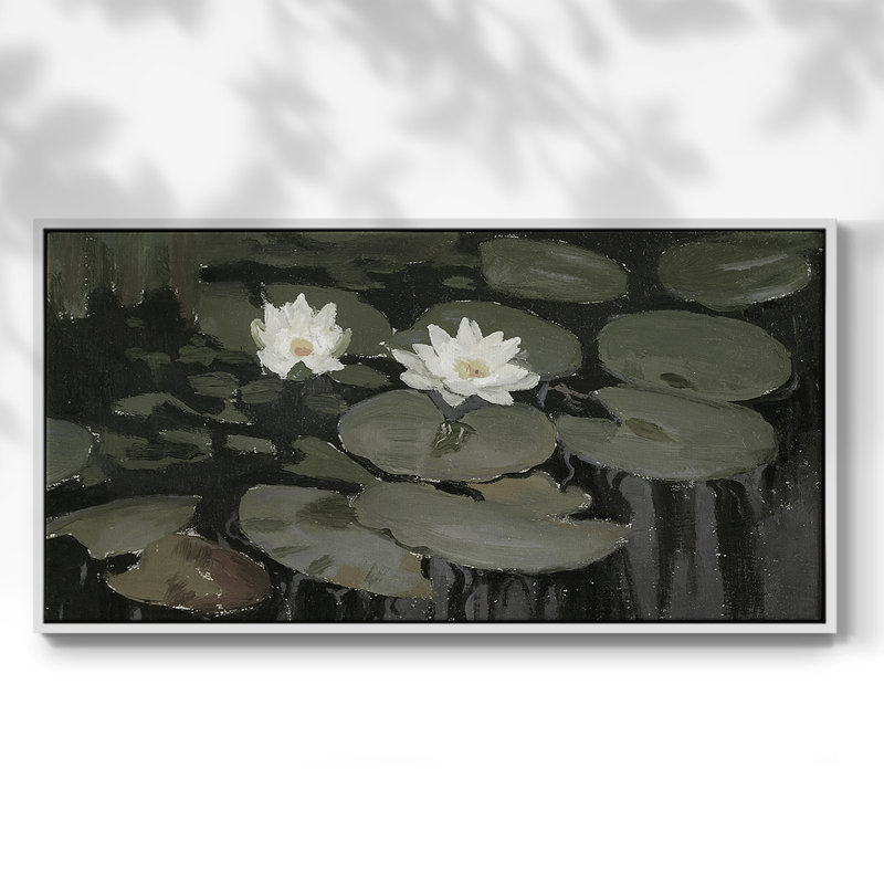 Landscape Series-DLXXXII- Framed Gallery - Ready to Hang, 17" H x 33" W, White