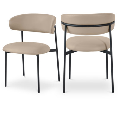 Chaise de salle à manger rembourrée Lupita