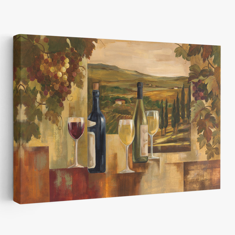A Day At The Winery - Bouteilles en verre, H 24 po x l 16 po