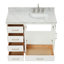 Ensemble de meuble-lavabo simple 43 po avec plateau Abita-93359396