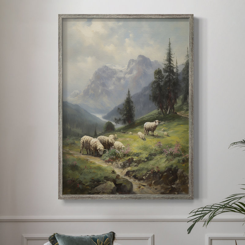 ANIMALS Series CEC, reproduction encadrée - bois massif, H 15 po x l 12 po