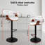 Yakira Swivel Upholstered Adjustable Height Counter Stool-1036494607-1056524430