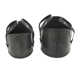 2 Piece Leather Basket Set