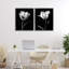 Ensemble de cadres flottants 2 pièces Contrast Modern Flowers, design par CAD Designs-758683241-758683240