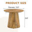 Table basse ronde en bois