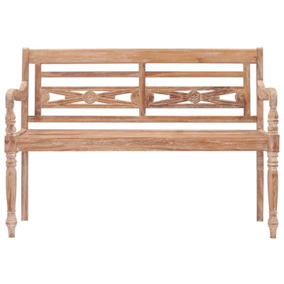 Kraft Solid Wood Teak Outdoor Bench