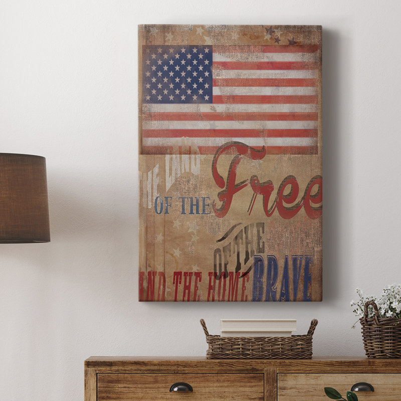 «Land of the Free - Gallery Wraraped Cavas», H 36 po x l 24 po