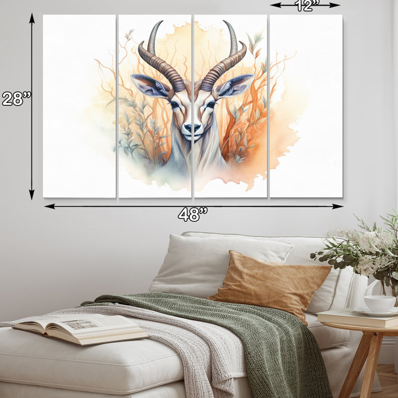 Rustic Animals Wall Decor on Metal