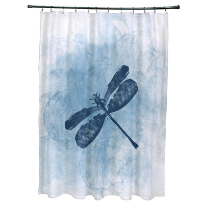 Rideau de douche simple libellule summer Oneill