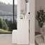 Meuble-lavabo à DEL de 37 po avec tiroir à gauche + tabouret rembourré, grande commande tactile, miroir à découpage 3 couleurs, ensemble de coiffeuse à maquillage grande capacité, EPA, GCC, certificat UL-114415569