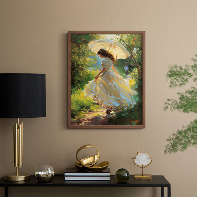 «WOMEN Series DCCLXVII», reproduction encadrée - bois massif