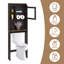 Armoire de salle de bain avec tablette ouverte