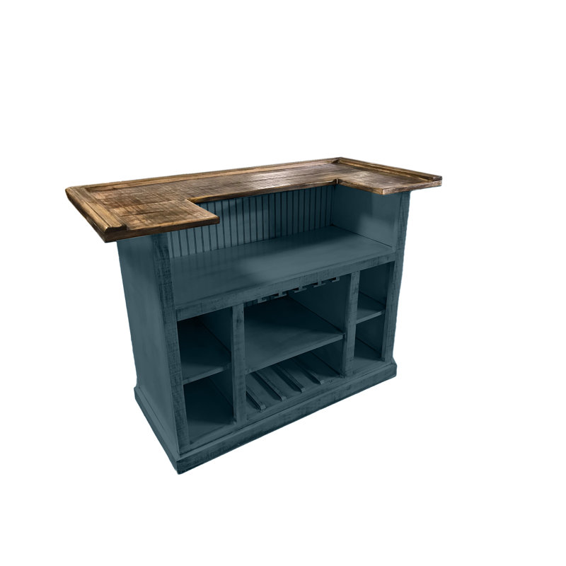Bar rustique Scholtz, Bleu fumée