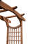 Solid Fir Garden Arbour Arch with Anchoring Kit, 212cm H x 150cm W