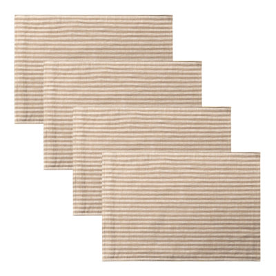 100% Linen Striped Placemat