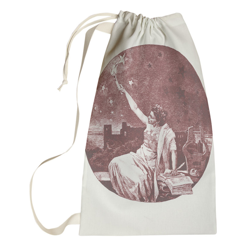 Sac à linge déesse rétro rouge, Petit (H 64 po x l 20 po x P 1,5 po), Rouge
