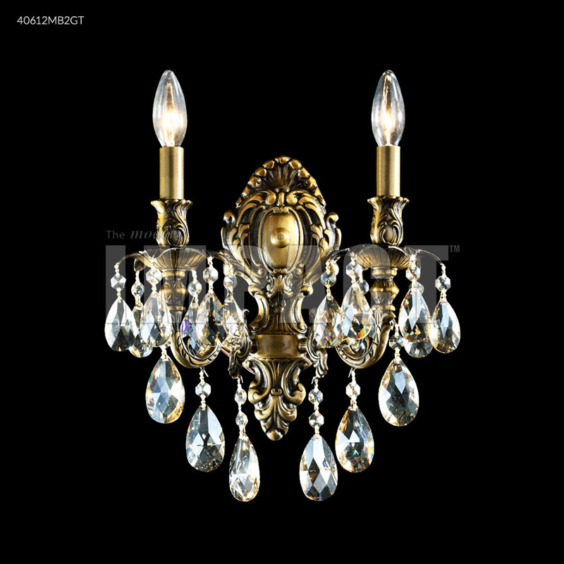 Brindisi 2 - Light Candle Wall Light, Monaco Bronze