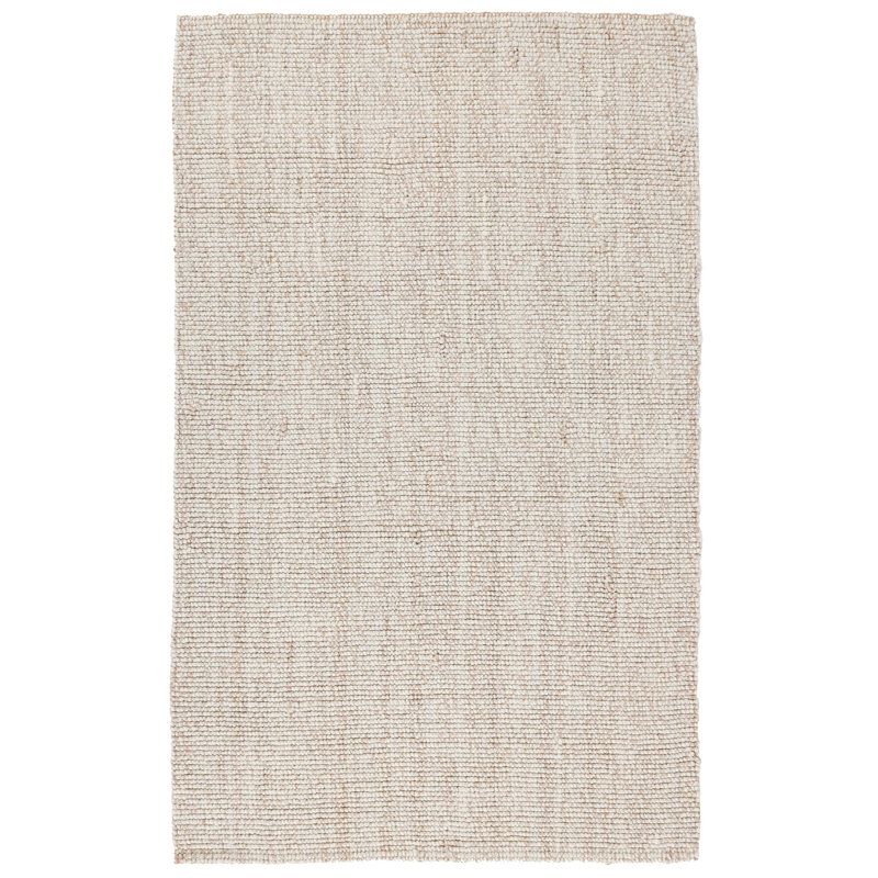 Tapis décoratif en jute tissé à la main Lisbon, Rectangle 8 pi x 10 pi