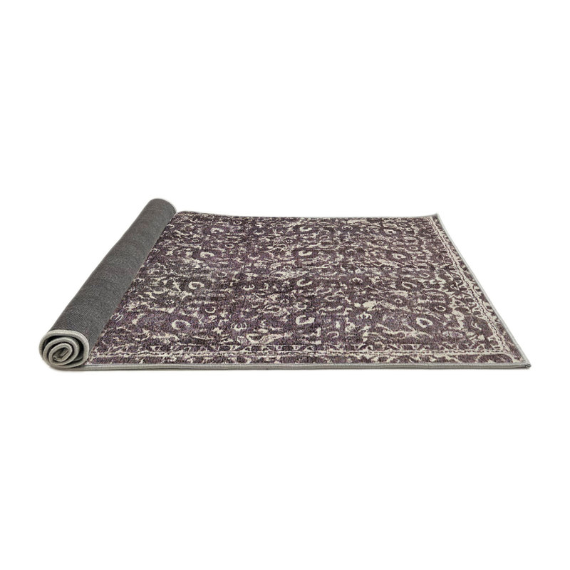 10 - Tapis abstrait moderne 593, Rond 3 pi