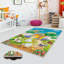 Tapis tissé élégant, 5,2 x 7,5 pieds | 100% polyester, hauteur des poils de 0,3 po, antibactérien, envers en PVC antidérapant | Lavable à la machine, impression numérique 3D | Parfait pour le salon, la chambre à coucher et la décoration intérieure-1193463683