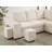 94.88’’ Upholstered Sectional Pull-Out Sofa With Storage Ottoman-90150835