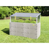 51" W x 24" D Planter Box Greenhouse