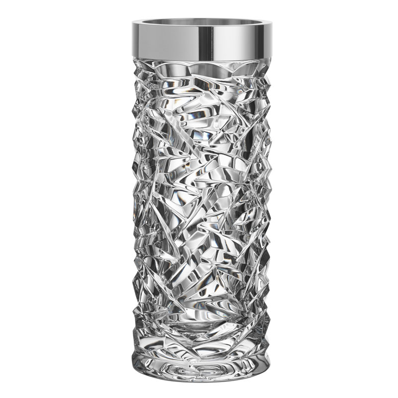 Vase de table en cristal transparent 9,44 "Carat