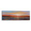 Reproduction d'art sur toile tendue, "Modern Coastal Sunset"