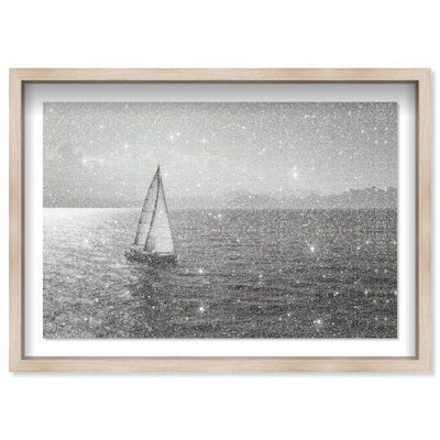 Edge Of Silence Print by Oliver Gal