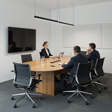 Acies Commercial Grade 3CCT LED Linear Light, 40W Dimmable Suspended Light Fixture