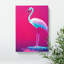 Neon Flamingo - Wall Art-749646619-762406351