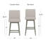 Tabouret pivotant Dorson-132621622-132621617