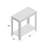 Sams Solid Wood Top End Table