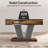 31.5" Square Rustic Coffee Table-1332531297