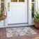 Machine Washable Indoor/Outdoor Xhevrie Blush Rug
