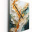 Abstraction organique orange et blanc - art abstrait très grand-99631014