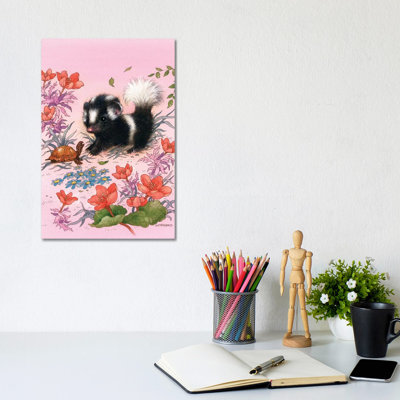 Baby Skunk - Wrapped Canvas Print