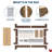 Wooden Bed Frame for Mattress, Farmhouse Platform Bed with Reinforced Slats & Center Support, No Box Spring Needed-1417589231