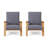 Brayson Acacia Outdoor Lounge Chair-1779473643