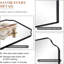 Miroir de salle de bain Modern Cadre en acier inoxydable-359688549-440042842