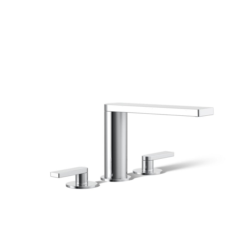 Composed® Double Handle Deck Mounted Roman Tub Faucet Trim with Diverter, Polished Chrome