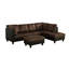 Canapé modulaire rembourré 3 pièces Beeson-1787862356-1787862352