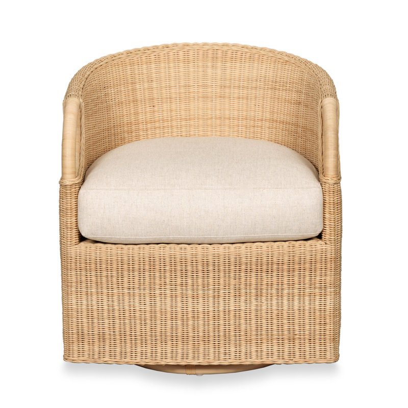 Linen Swivel Chair